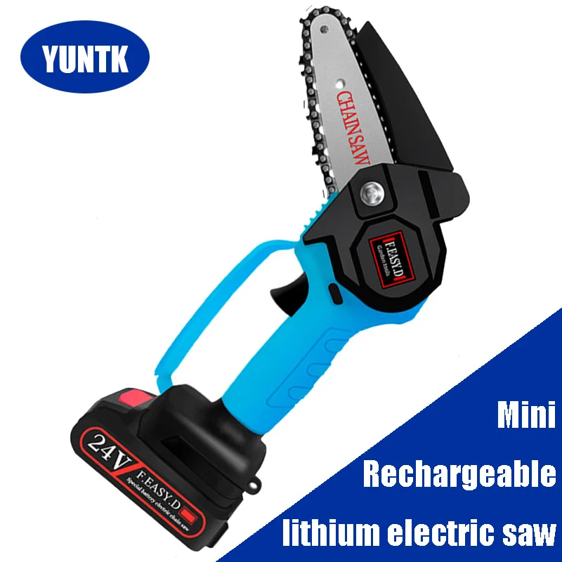 

Mini Pruning Electric Chainsaws Removable Rechargeable Jig Saw Power Tools for Home With Lithium Battery One-Handed