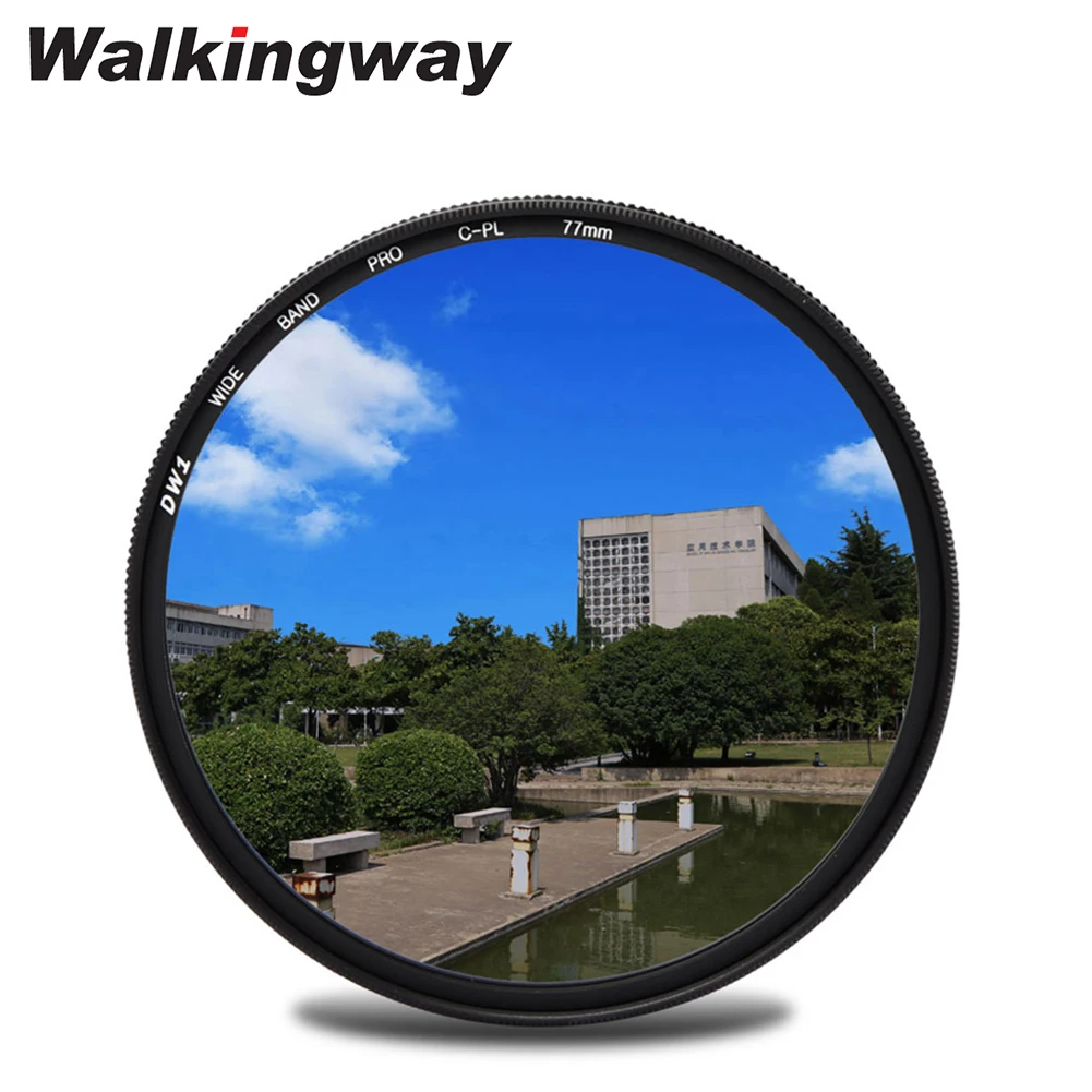 Walkingway CPL Камера фильтр Циркулярный поляризационный CIR PL фильтры для цифровой