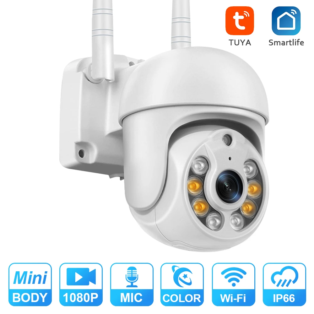 

Portable Outdoor Tuya Wireless 1080P WIFI PTZ Mini Camera IP Cam HD Night Vision Smart Home Security Protection Action Camera
