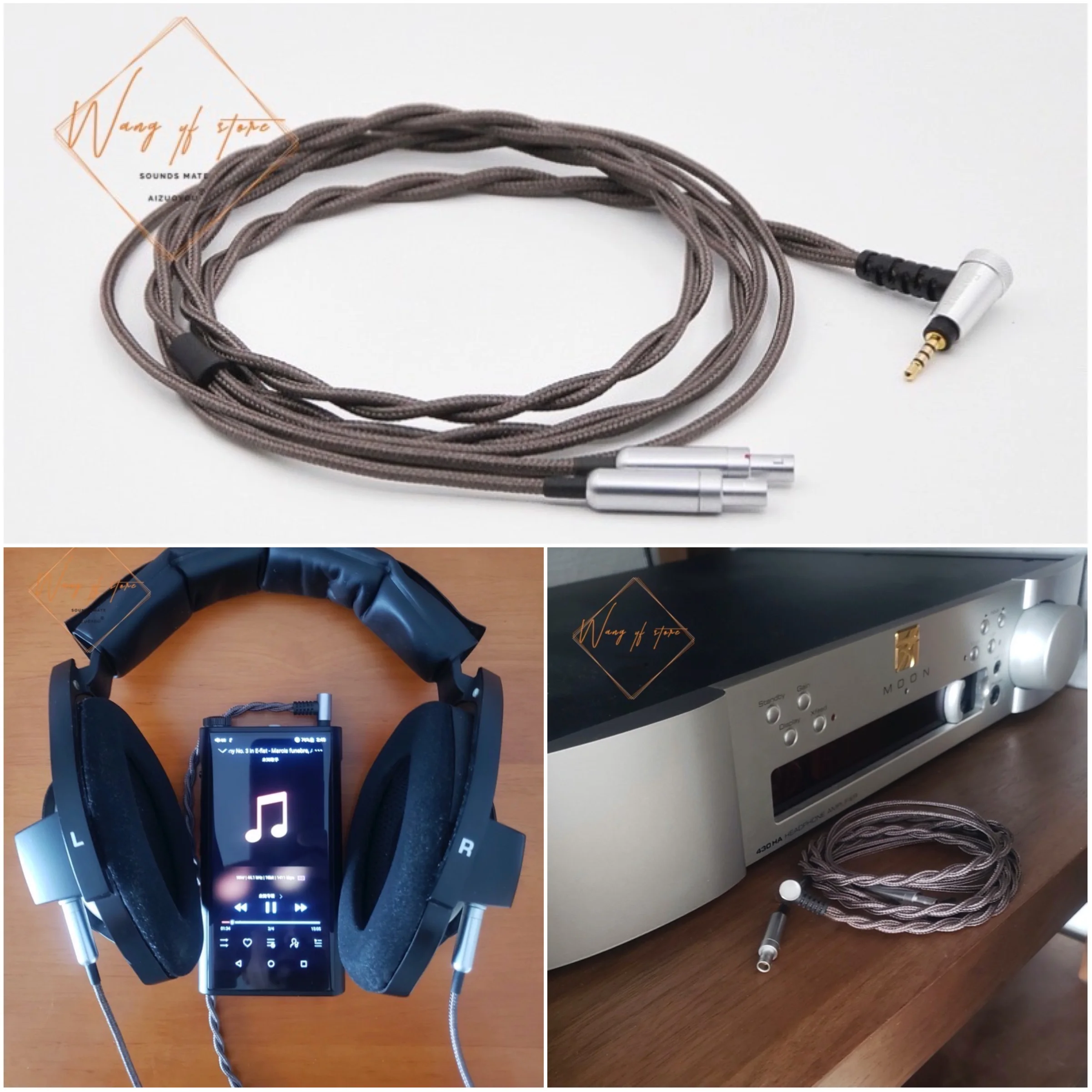 2 5 мм уравновешенный аудиокабель OCC для наушников Sennheiser HD800 HD800S HD820 ENIGMAcoustics Dharma D1000