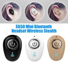 Миниатюрные невидимые Беспроводные наушники с шумоподавлением, Bluetooth-совместимая стереогарнитура TWS, наушники-вкладыши с микрофоном