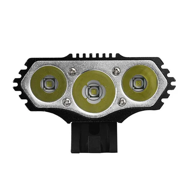 Водонепроницаемый велосипедный фонарь 3xT6 светодиодный передний для велосипеда 3