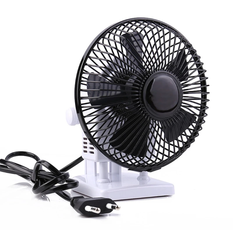 

B2RC Universal AC 220V EU Plug Air Circulator Fan Air Cooling Table Fan for bedrooms offices and dorms
