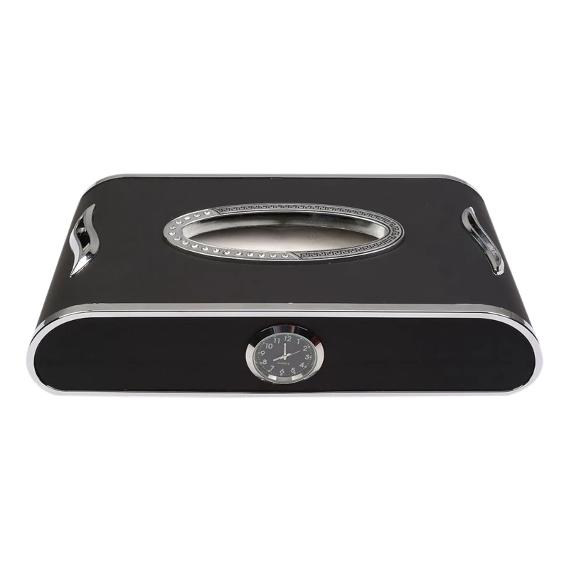 

Car Tissue Box Multifunctional Clock Stop Sign Tissue Holder Universal