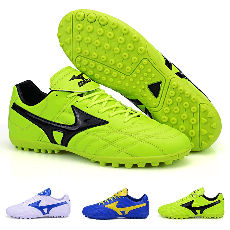 

EUR size 32-44 Men Soccer Shoes Original High Ankle Football Boots Turf Cheap Indoor Soccer Shoes Sneakers voetbal