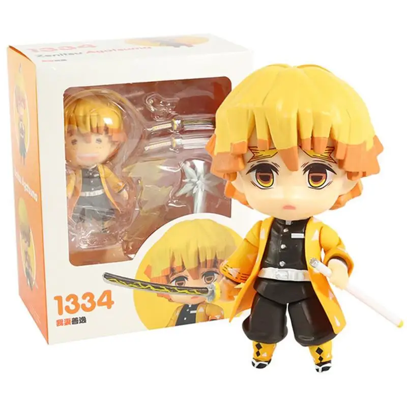 

Demon Slayer Character Face-changing Doll Cartoon Movable Joints Doll Ornaments PVC Ornaments for Bedroom Bedside Living Room