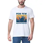 Pew Madafakas футболка Новинка забавный кот винтажный вырез лодочкой летняя Мужская хлопковая футболка с коротким рукавом юмор подарок женская футболка