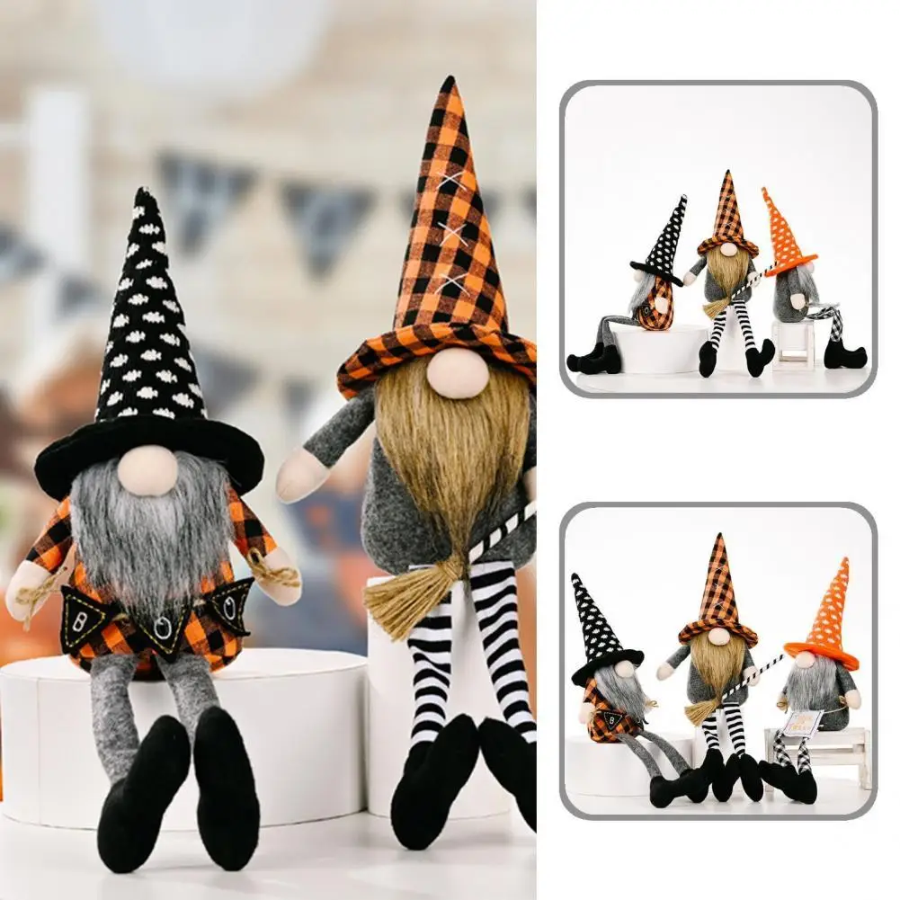 

Портативные игрушечные гномы ручной работы на Хэллоуин, ткань, безликая кукла, Экологически чистая для общежития