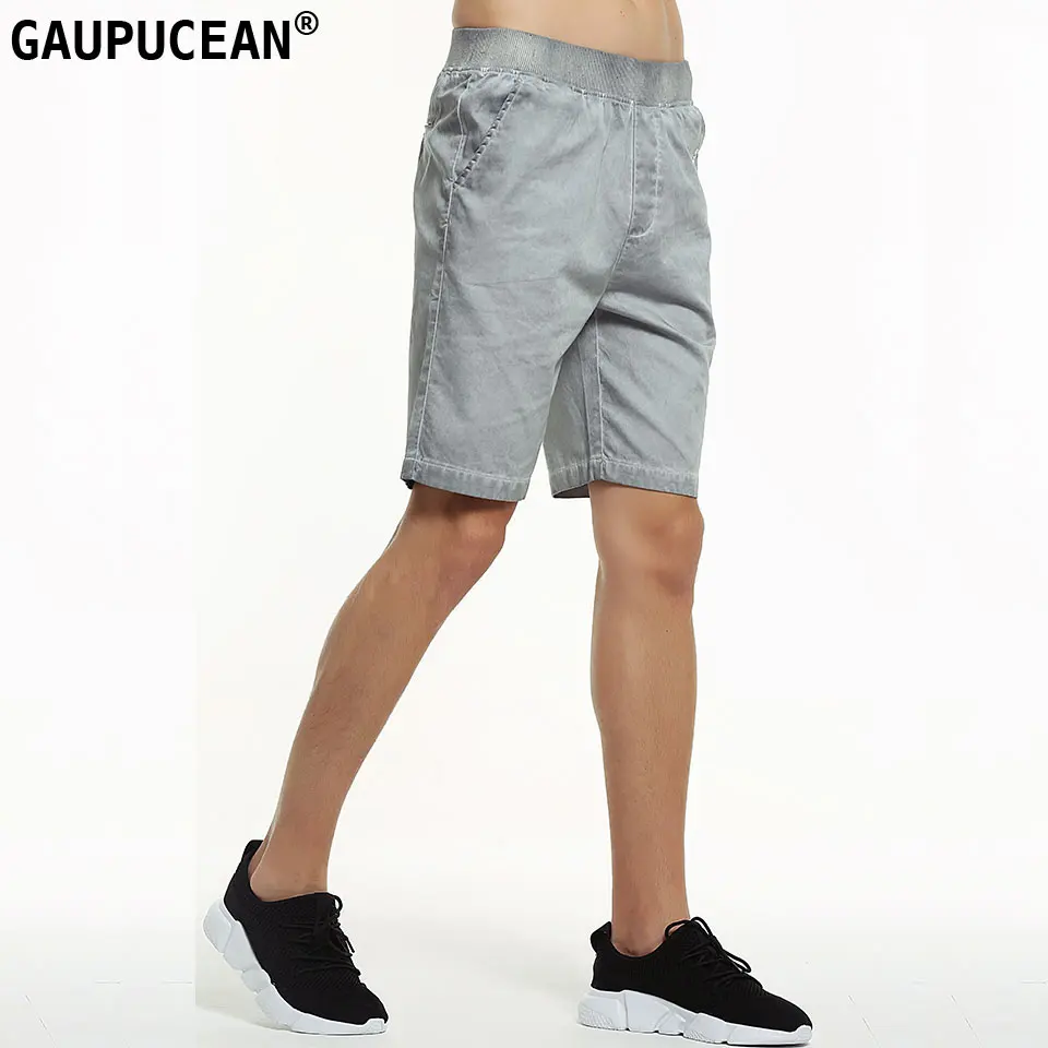 100% хлопок мужские повседневные винтажные Чино Короткие брюки галстук краситель