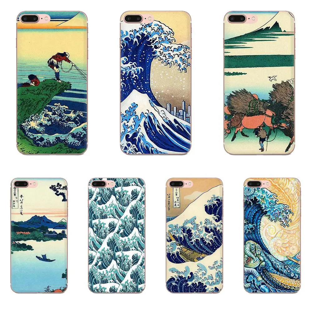Hokusai большая волна от Kanagawa мягкие горячие продажи для Xiaomi Redmi Mi 4 7A 9T K20 CC9 CC9e Note 7 9 Y3 SE
