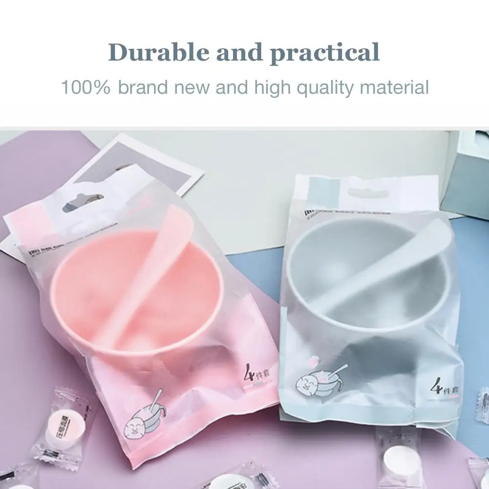 5 в 1 щетка и чашка для смешивания ложка палочка Красота Макияж набор маска лица