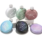 Набедренная фляжка из нержавеющей стали, 5 унций, подарки для подружек невесты и будущей невесты, набедренные фляжки на заказ, монограмма