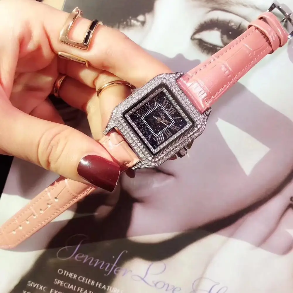 Женские наручные часы Стразы серебристого цвета 4 цвета|wristwatch women gold|wristwatch