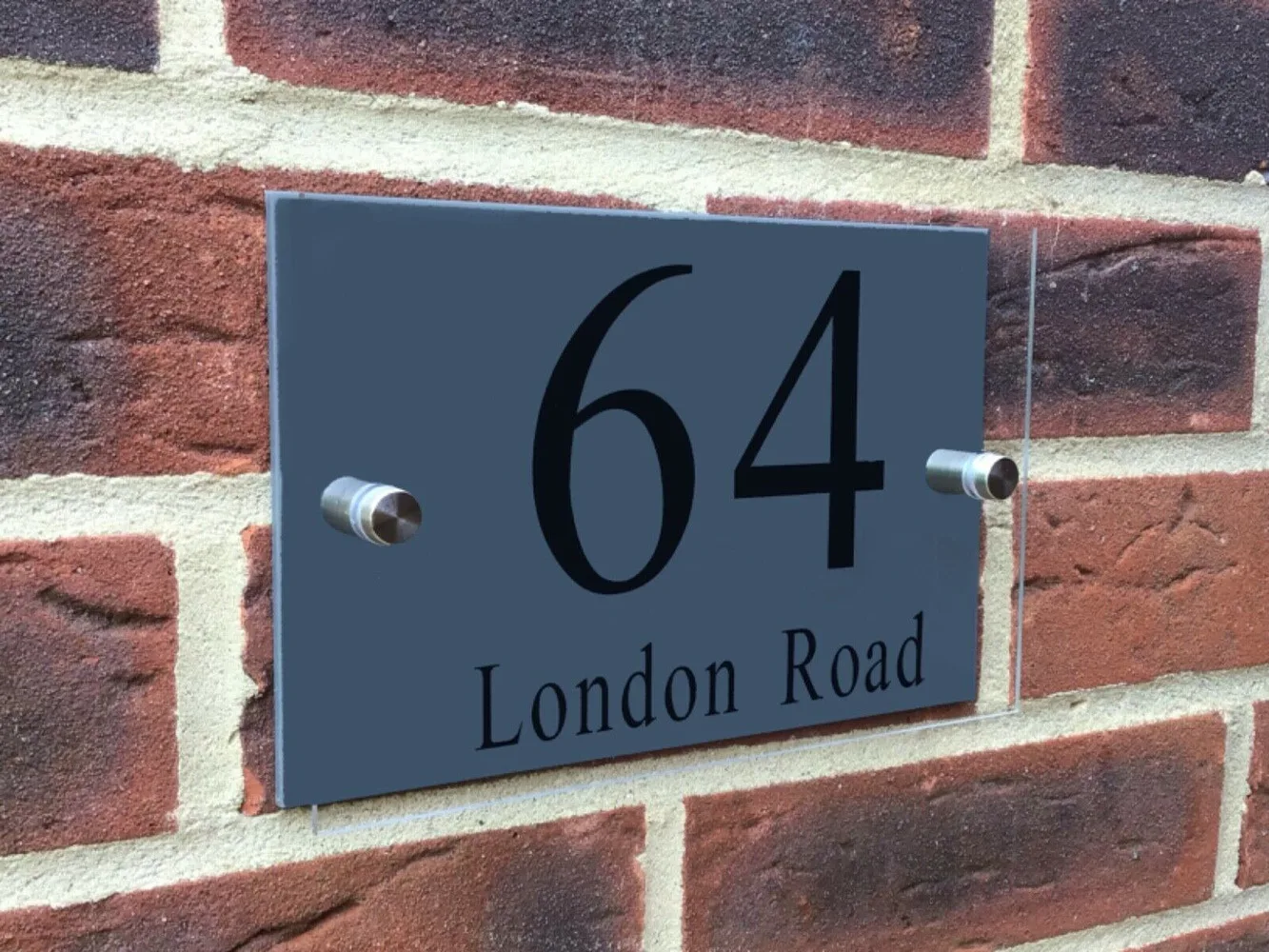 DIY Домашний номер современный серый декоративный табличка с номером/дверной