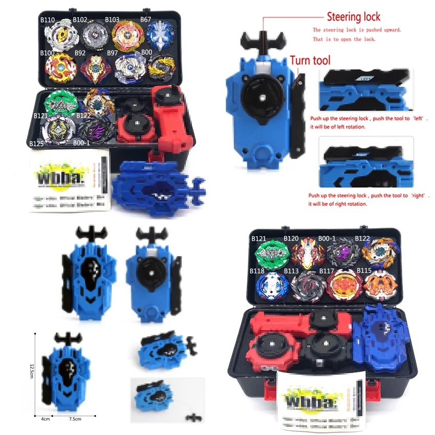 Новые пусковые установки Beyblade Toupie Bayblades металлические черные гальки набор burst Fafnir