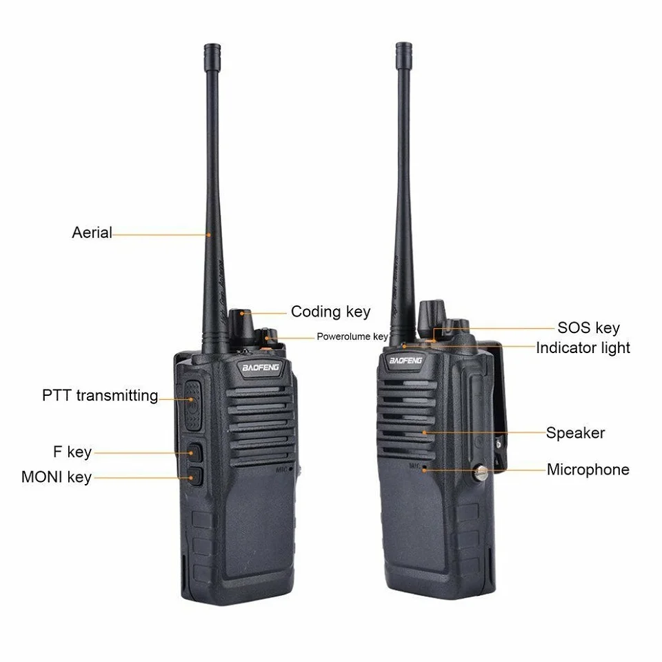 Baofeng Bf-9700 7 Вт Высокая мощность рация IP67 Водонепроницаемый двухстороннее радио Amador PTT BF 9700 большой радиус действия Ham радио Hf трансивер
