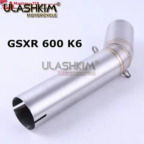 Слипоны для Suzuki GSXR600 Gsxr700 Gsxr750 K7 GSX R700 R750 R600 GSXR 600 750 2006 до 2018 выхлопная средняя труба