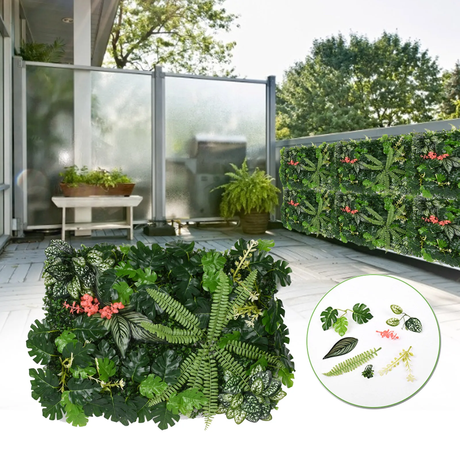 

Украшение для дома, искусственное растение, газон, трава, искусственное декоративное настенное растение, садовое уличное внутреннее украшение, 40*60 см