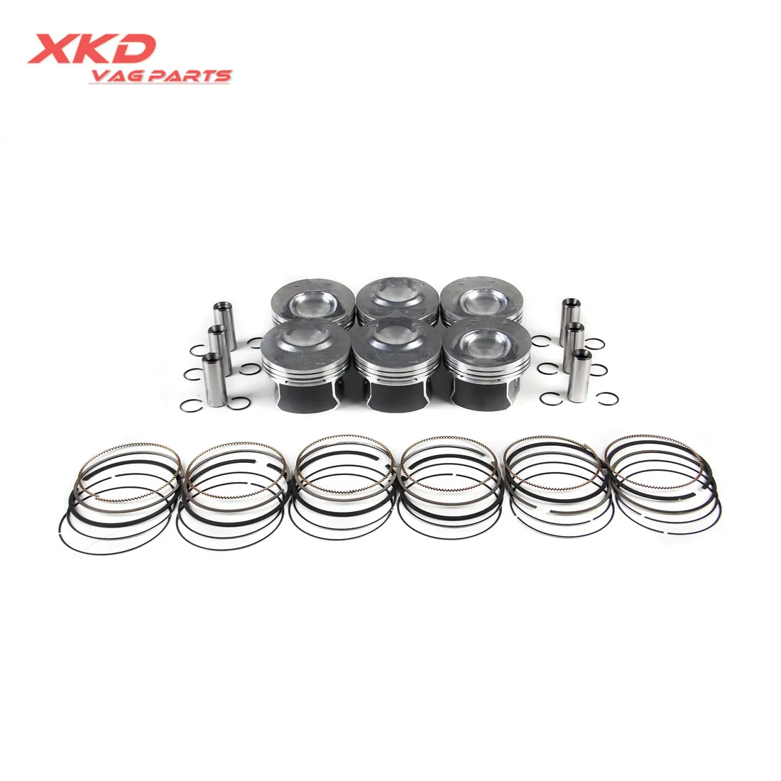 VR6 3.6L Engine Pistons &amp Piston Rings Kit Fit For V-W Atlas CC Passat A-UDI Q7 03H107065N 03H198151B | Автомобили и мотоциклы