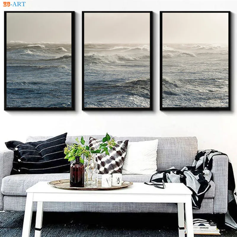 Океан плакат волны Пляжная стена фотообои Австралия БЕРЕГОВОЕ искусство