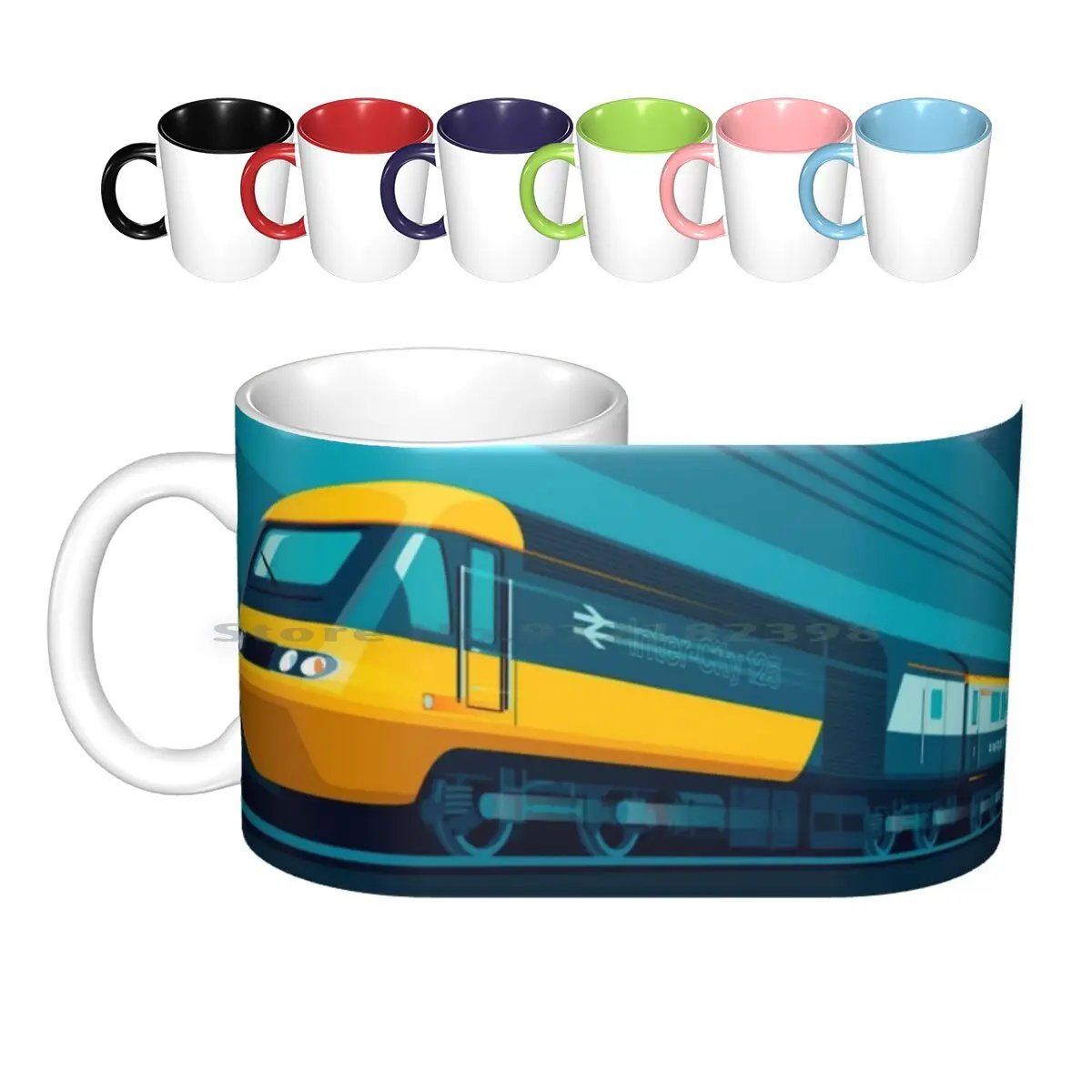 

Hst Ceramic Mugs Coffee Cups Milk Tea Mug Hst British Rail Class 43 Train Transport Retro Heritage Nostalgia Travel Speed