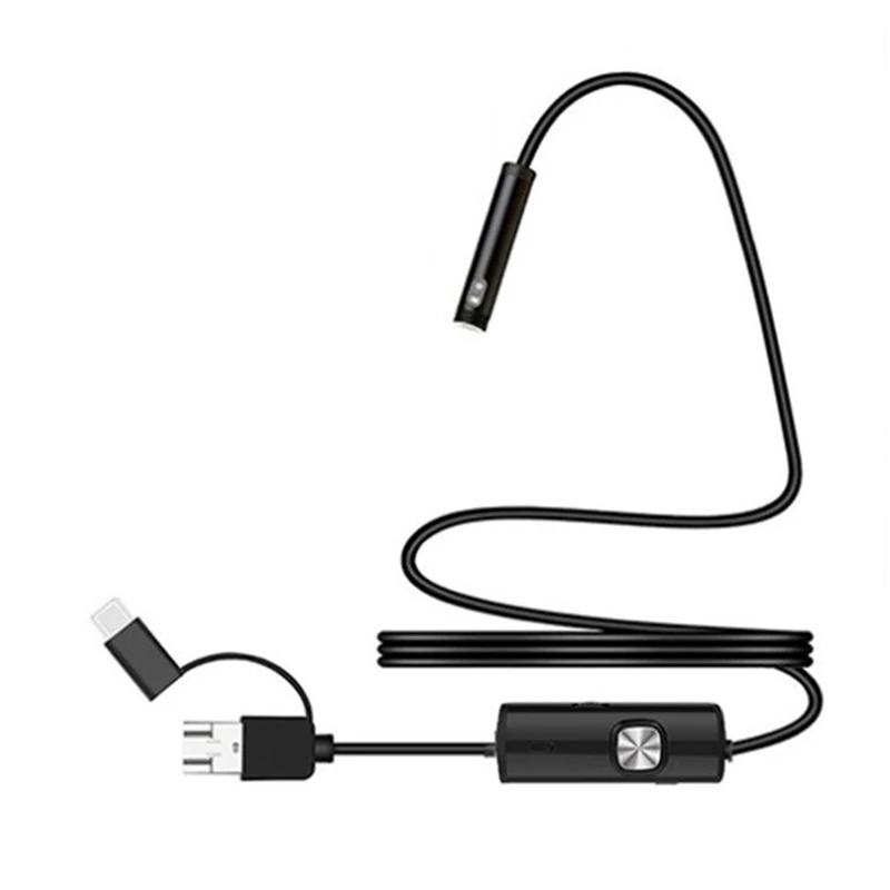 

Эндоскоп 3-в-1 промышленный с двумя объективами и USB-портом, 8 мм