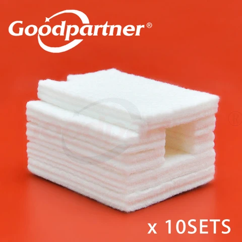 Комплект из 10 пористых коробок для обслуживания Goodpartner для Epson L3100 L3101 L3110 L3115 L3116 L3150 L3151 L3156 L3158 L3160 L3165 L5190