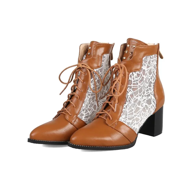 Туфли для девочек больших размеров с римскими Баотоу остроносые и на толстом