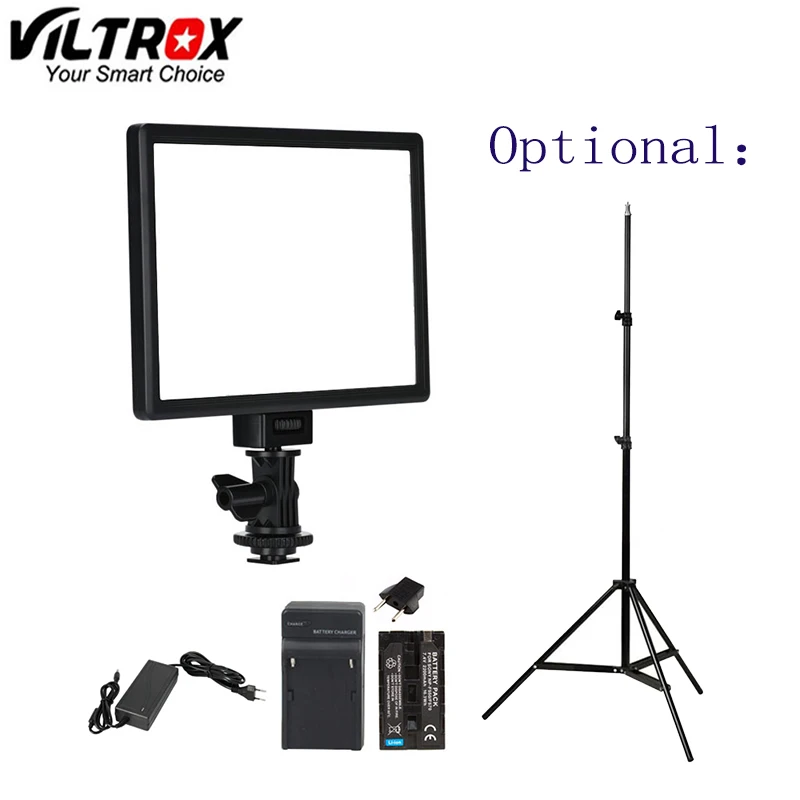 ЖК дисплей Viltrox L116T двухцветный и Диммируемый тонкий светодиодный светильник DSLR