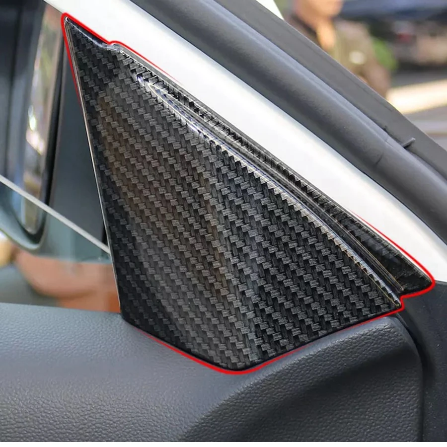 ABS передняя стойка треугольная рамка Защитная крышка отделка матовая/углеродное