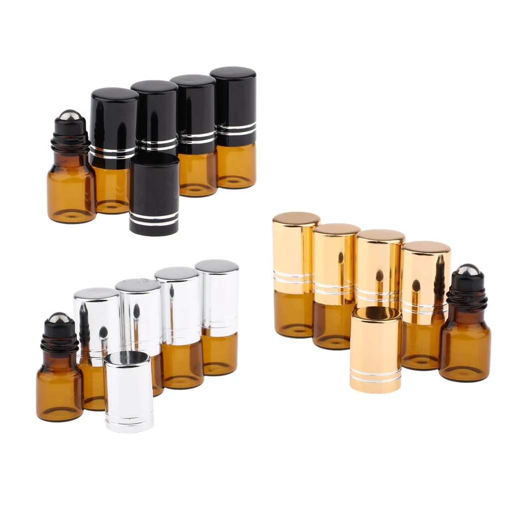 

5 Pcs 2ml Roll on Bottle Empty Small Roll-on Roll-on for Filling, Glass Container