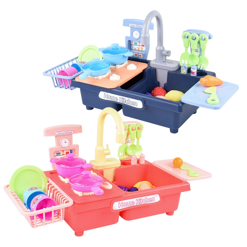 

Детские игрушки для кухни, имитация электрической посудомоечной машины, ролевые игры, мини-кухня, развивающие летние игрушки, ролевые игры, ...