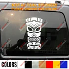 Гавайская Этническая маска-наклейка Tiki, Виниловая наклейка для автомобиля, гавайский Тотем