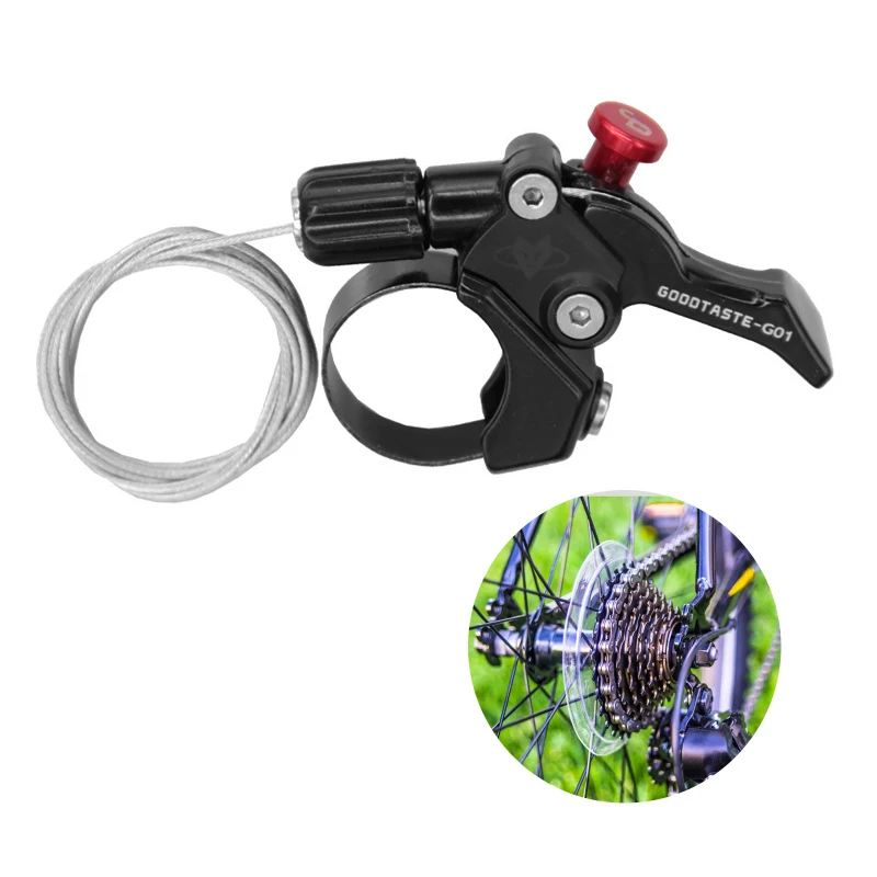 

Wire Control Lever Bicycle Remote Lock Lever Aluminum Alloy Mountain Bike Front Fork Lock Control Parts Bicycle Accessories