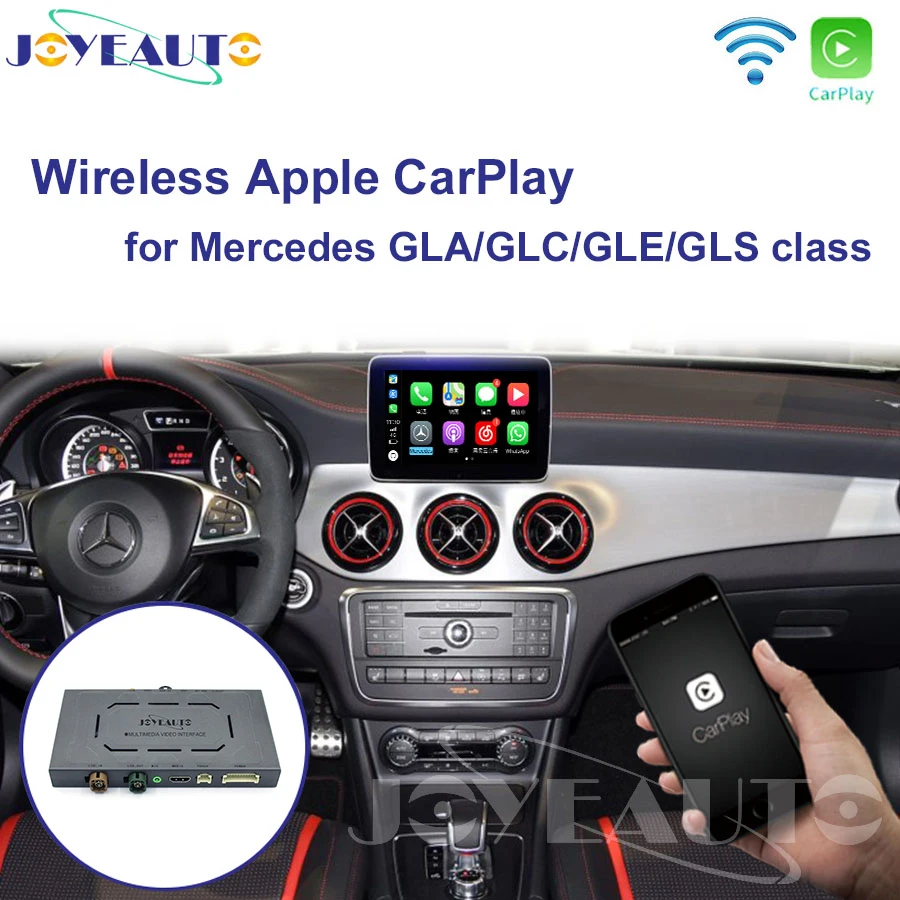 Joyeauto Wifi беспроводной Carplay Car Play Android авто зеркало модифицированное для Mercedes GLA GLC GLE GLS NTG 5,1 5,2 5,5 камера заднего вида