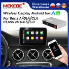 Беспроводной автомобильный мультимедийный плеер Carplay Box Android для Mercedes Benz A Class W176GLA-Class X156CLA-Class C117 NTG 4,5 NTG 5,0