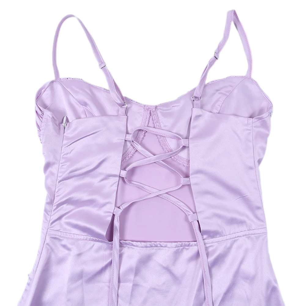 Летнее женское модное милое гофрированное сексуальное платье без рукавов с