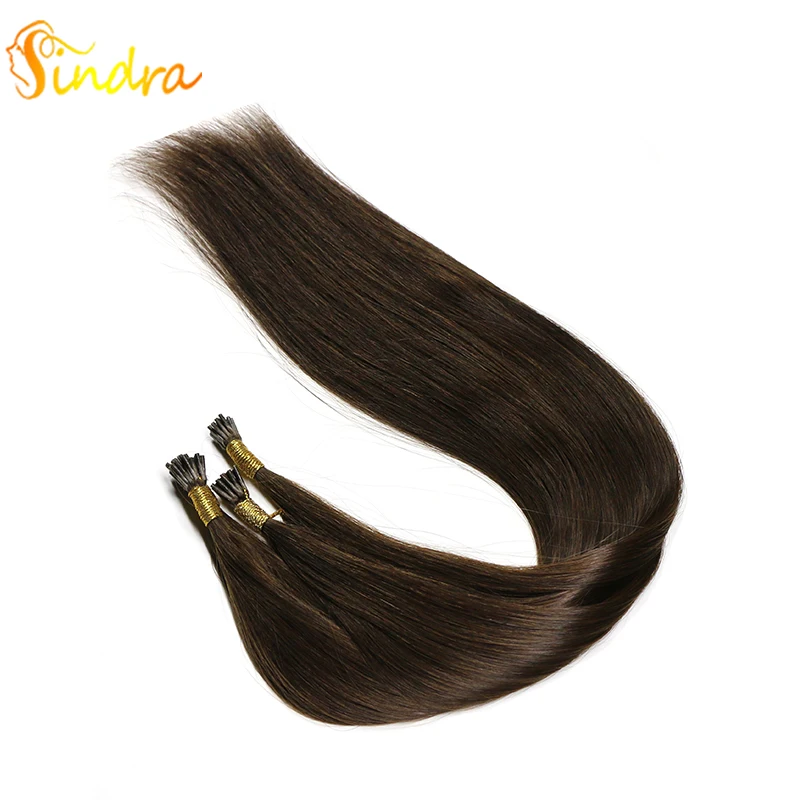 Sindra волосы светлого цвета кератиновые удлинители I Tip для наращивания волос