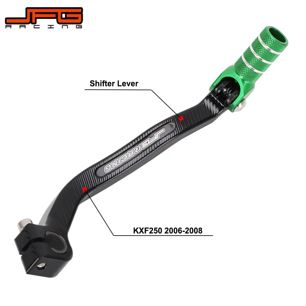 Мотоцикл с ЧПУ алюминиевый рычаг переключения передач педаль для KAWASAKI KX250F KXF250 2006