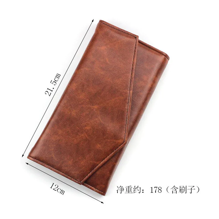 Роскошная Кисть для макияжа с ручкой из красного дерева жидкая кисть основы