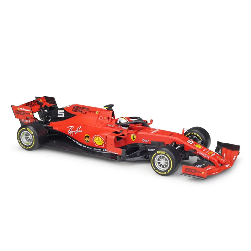Модель гоночного автомобиля Bburago FERRARI SF90 2019 сезон F1 модель из сплава