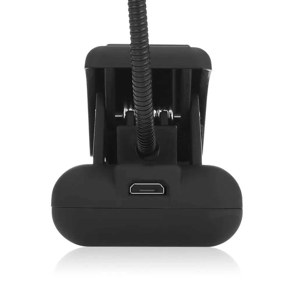 

6W LED USB Dimmable Clip On Reading Light for Laptop Notebook Piano Bed Headboard Desk Portable Reading Night Light