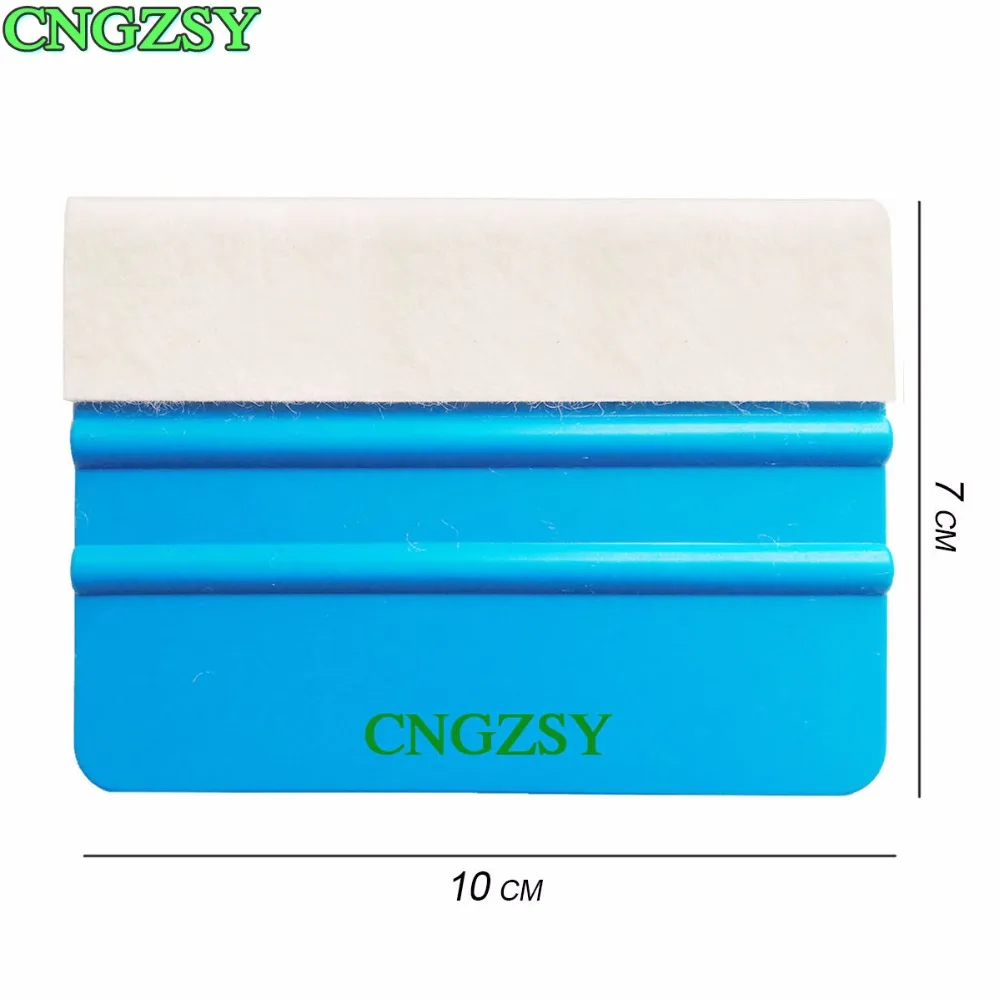 

CNGZSY 3pcs Wool Squeegee Soft Car Wrap Scraper 4 Inch Vinyl Film Wrapping Home Office Window Sticker Installation Tools 3A22
