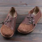 Женская обувь IMTER (35-42) размера плюс балетки на плоской подошве из натуральной кожи женская обувь на плоской подошве