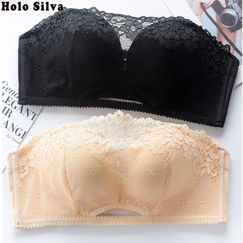 Комплект нижнего белья женский кружевной бюстгальтер с мягкими чашечками на
