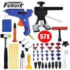 Инструменты для беспокрасочного удаления вмятин на кузове автомобиля FURUIX, набор инструментов для устранения вмятин, 57 шт.