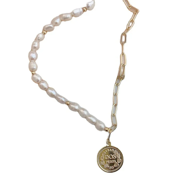 

2021 New 100% Natural Real Pearl Choker Pendants Necklace Women Wedding Jewelry Boho Trendy INS Classic OL Japan Korean