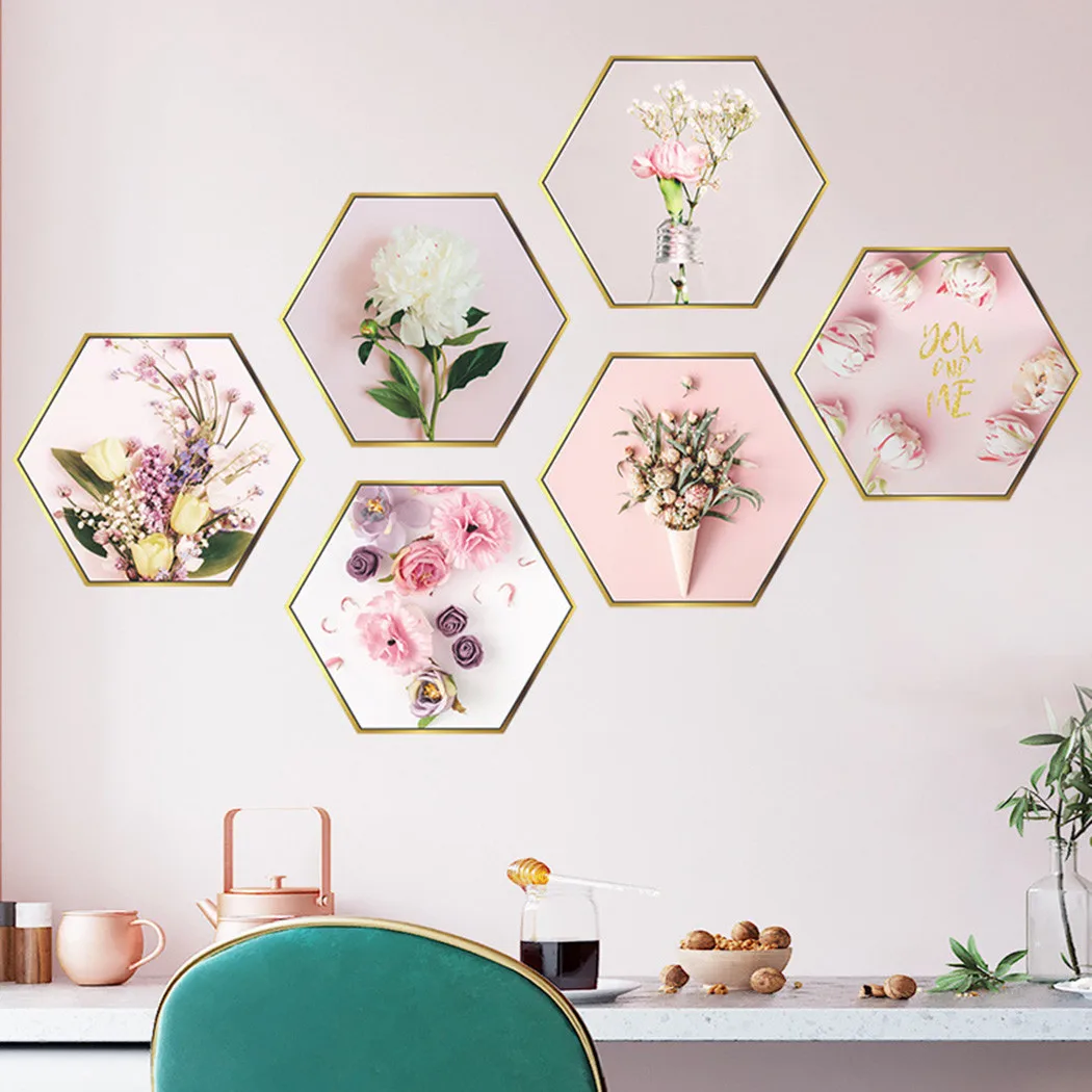 

Finished Product Size: 80*88cm/31.5*34.56inch Flat Photo Frame Flower Bedroom Home Decoration Wall Sticker