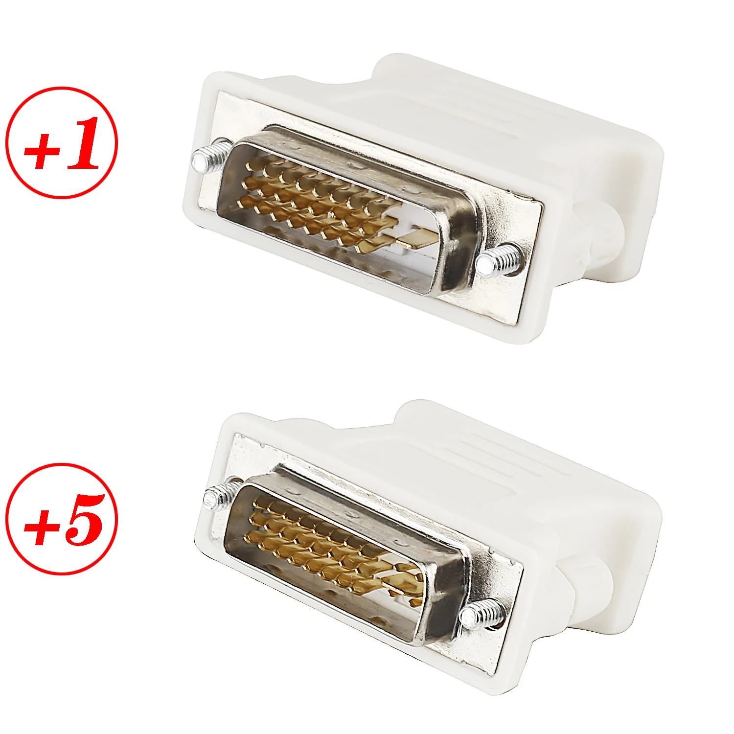 Адаптер для DVI D папа VGA мама адаптер к / 24 + 1pin 5 pin адаптер|Компьютерные кабели и