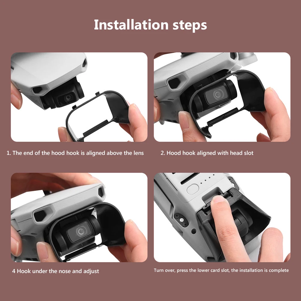 

Non-Glare Lens Hood Gimbal Sunshade Protective Cover for DJI Mavic Mini Drone